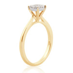 Experience Timeless Elegance with Yaffie Dazzling 0.23 Ctw Real White Diamond Engagement Ring