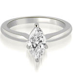 Elegant Marquise Cut Diamond Bridal Set with 0.50cttw in White Gold by Yaffie