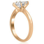 Radiant Rose Gold Marquise Cut Diamond Bridal Set: Yaffie 1.00cttw Classic Solitaire