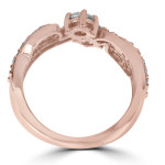 Yaffie Forever Us 2-Stone Diamond Ring in Rose Gold, 1 ct TDW
