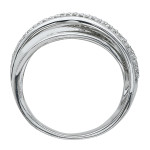 Ever One Yaffie Ring: A Stunning White Gold Diamond Crossover