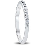 Yaffie Trio Bridal Ring Set with Double Halo and 3ct TDW Diamonds in White Gold