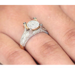 Golden Yaffie: A Stunning 4/5ct Diamond Engagement Ring in Yellow