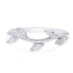 Nature Brilliance: Yaffie 1/2 Carat Marquise Diamond Leaf Wedding Ring for Women.