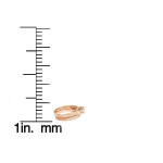 Vintage Diamond and Morganite Engagement Wedding Ring Set with a Yaffie Touch of Rose Gold - 2 CT TW