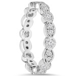 Sparkling White Gold Diamond Eternity Ring for Milestone Celebrations & Elegant Stacking