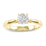 1 Carat Yaffie Gold Diamond Engagement Ring with Stunning Solitaire