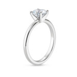 Certified GIA 1ct TDW Round-Cut Yaffie Gold Diamond Engagement Ring