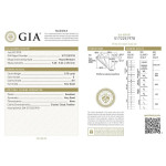 GIA Certified Yaffie Gold 3/4ct Round Diamond Engagement Ring