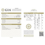 Sparkling Love: GIA Certified Yaffie Gold Diamond Engagement Ring