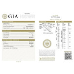 GIA Certified Yaffie Gold 4/5ct Diamond Engagement Ring with Round-cut Brilliance
