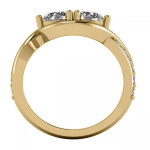 Get Twice the Glam with the Yaffie Gold Bypass Ring