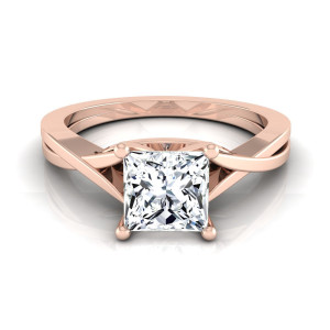 Crown Your Love with Yaffie IGI-Certified 1ct Princess-Cut Solitaire Ring