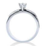 Sleek Modern Bridal Set with Yaffie White Gold and 0.35ct TDW Diamonds