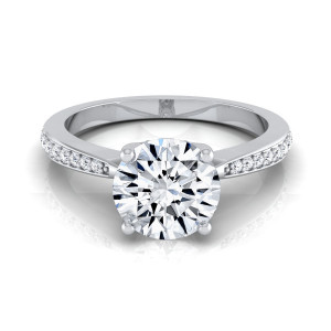Elevate Your Proposal with a Yaffie White Gold Diamond Solitaire Ring (1 1/8ct TDW, IGI-certified)