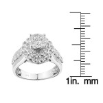Engage in Beauty with Yaffie 1.4ct White Gold Diamond Ring