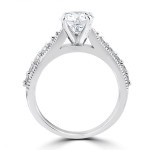 Enhance your love story with Yaffie White Gold Diamond Ring boasting 1 7/8 ct clarity.
