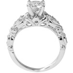 Vintage Diamond Engagement Ring with a 1/2 ct TDW in Yaffie White Gold