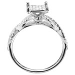 Stylish 1/2ct TDW Diamond Ring in Yaffie White Gold