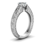 Fascinating Diamonds Yaffie Heart Diamond Ring with 1/2ct TDW in White Gold