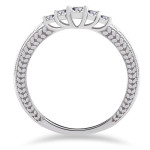 Vintage White Gold Diamond Ring - Celebrating Love with Yaffie Timeless Elegance