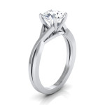 Yaffie Cathedral White Diamond Engagement Ring with 1/2ctw TDW in White Gold