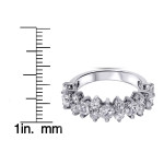 Sparkling Yaffie White Gold Ring: A 1.95ct Diamond Romance