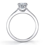 Dazzling Yaffie White Gold Diamond Solitaire Engagement Ring with 1 Carat TDW