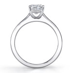 Yaffie White Gold 1ct TDW Emerald Cut Diamond Engagement Ring