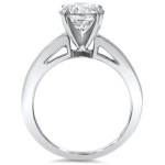Brilliantly Enhanced 2 1/2ct White Gold Diamond Engagement Ring by Yaffie.