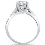 Enhance your love with Yaffie White Gold Diamond Engagement Ring, featuring 2 1/4ct TDW of dazzling brilliance.