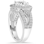 Enhance your love with the Yaffie White Gold Diamond Ring, featuring a dazzling 2 3/4ct TDW Clarity Diamond.