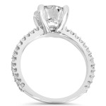 Enhance your love with Yaffie White Gold Diamond Ring - 2.3ct TDW of Clarity and Brilliance.