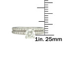 Dazzling Yaffie White Gold 2/5ct TDW Diamond Bridal Collection