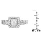 Engage in Style with Yaffie White Gold 3/4ct TDW Diamond Ring Set for Weddings