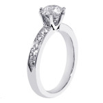 White Gold Diamond Engagement Ring With 4/5ct TDW - Yaffie