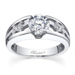 The Yaffie White Gold Engagement Ring with 1 1/10ct TDW Sparkling White Diamonds.