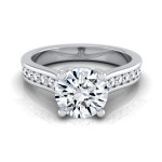 Dazzling Yaffie White Gold Diamond Engagement Ring - IGI-Certified & 1 1/3ct TDW Solitaire