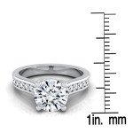 Dazzling Yaffie White Gold Diamond Engagement Ring - IGI-Certified & 1 1/3ct TDW Solitaire