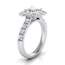 Yaffie White Gold Diamond Ring - Crafting Love with Care
