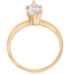 Say 'Yes' with a Stunning Yaffie Gold Marquise Diamond Engagement Ring