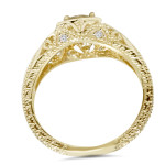Vintage Diamond Engagement Ring - 5/8 ct TDW in Yaffie Gold
