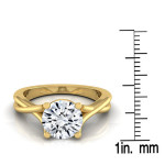 Certified 1ct Sparkling Diamond Engagement Ring by Yaffie Gold