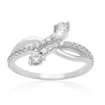 Yaffie White Gold 2Be Bonded Diamond Ring with 1/2ct TDW