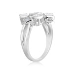 Dazzling Yaffie White Gold Ring with 1/3ct TDW Diamonds.