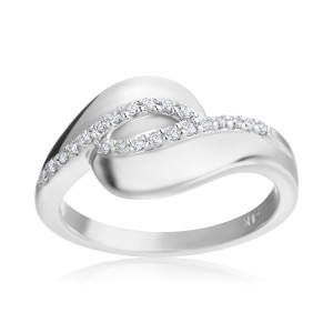 White Gold 1/7ct TDW Diamond Ring - Custom Made By Yaffie™