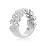Sparkling Yaffie 1ct TDW Diamond Ring in White Gold