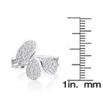 Sparkling Yaffie Diamond Ring in White Gold with a 7/8ct TDW