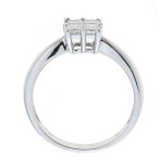 Yaffie Anika and August Sparkling 1/2ct TDW White Gold Diamond Ring