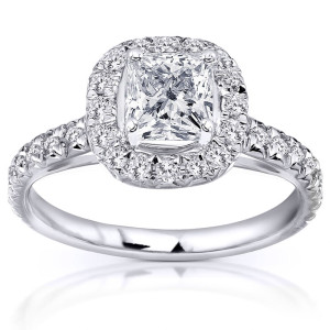 Captivating Yaffie Diamond Engagement Ring in White Gold - Sparkles with 1.4ct TDW!
